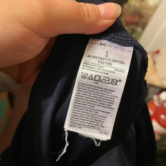 GAP FIT NAVY BLUE CROPPED LEGGINGS - Picture 5 of 5